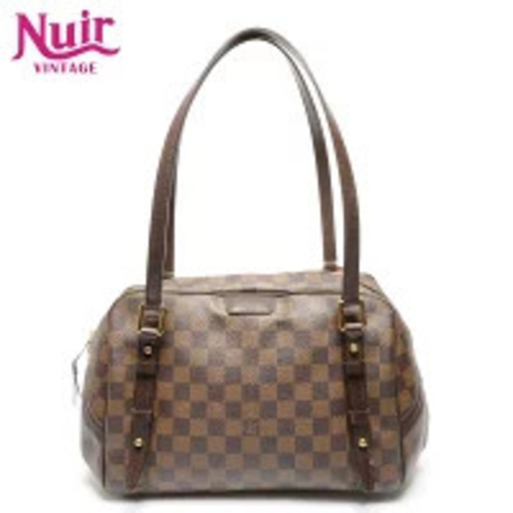 Louis Vuitton Damier Rivington Shoulder Bag Brown